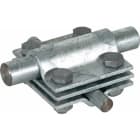 Dehn - Raccord de croisement avec plaquette intermédiaire Rd 8-10/16mm Rd 16/Fl 30mm St