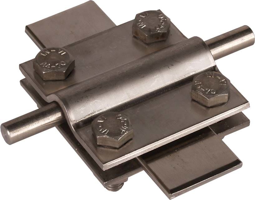 Dehn - Raccord de croisement sans plaquette intermédiaire Rd 8-10/Fl 30mm INOX