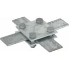 Dehn - Raccord de croisement sans plaquette intermédiaire Fl 30/30mm St/tZn