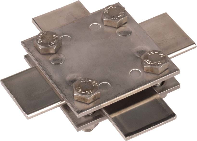 Dehn - Raccord de croisement sans plaquette intermédiaire Fl 30/30mm INOX