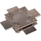 Dehn - Raccord de croisement sans plaquette intermédiaire Fl 30/30mm INOX