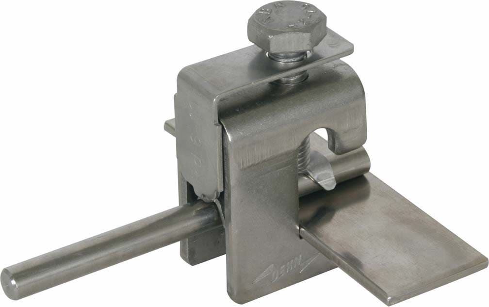 Dehn - Borne de connexion avec plaque d´appui Fl 5-18mm Rd 6-10mm INOX