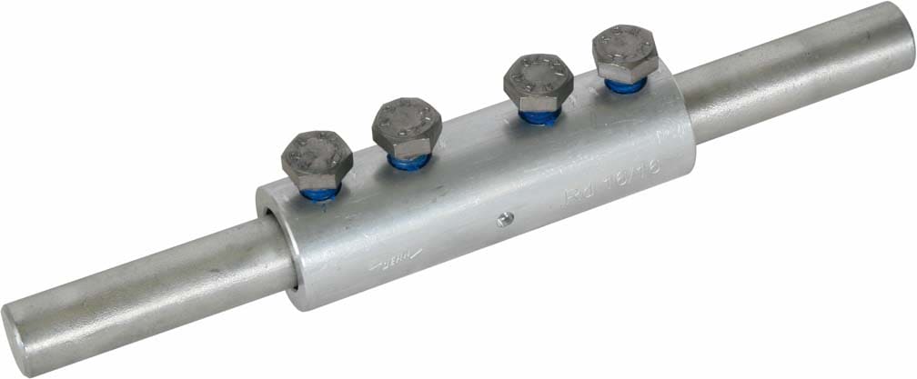 Dehn - Manchon d'accouplement pour pointe de capt Al avec 4 vis hexagonale M8 x 12 mm