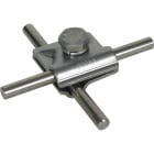 Dehn - Dispositif de serrage Rd 6-10mm INOX