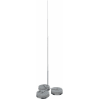 Dehn - Air-term. rod D 22/16/10mm L 3500mm Al/StSt with tripod R 320mm St/tZn
