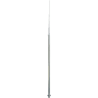 Dehn - Pointe Cap D 40/16/10 mm L 6000 mm Al avec borne mise à la terre et borne KS