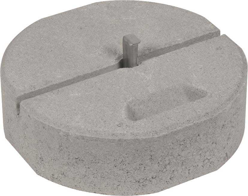 Dehn - Plot beton C45-55 17kg D 337mm H 90mm avec clavette