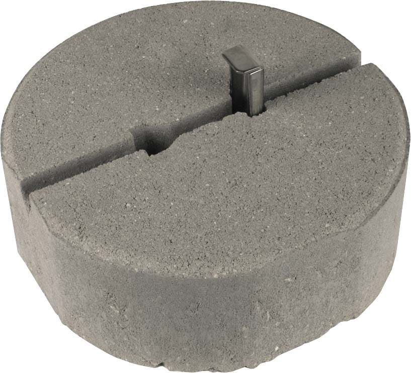Dehn - Plot béton C45/55 8,5kg D 240mm avec clavette pour DEHNiso D 10/16mm