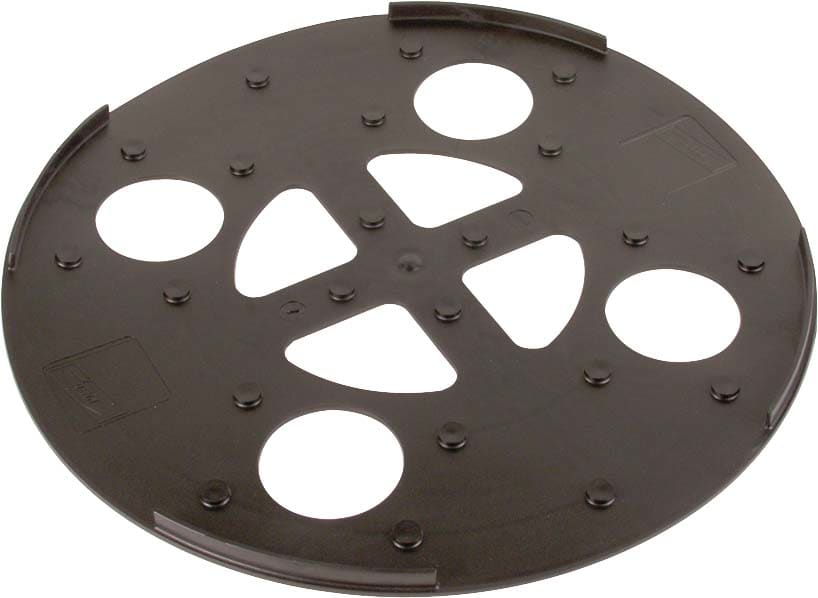 Dehn - Plaque de protection du bardage en PVC D 370mm noir