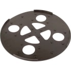 Dehn - Plaque de protection du bardage en PVC D 370mm noir