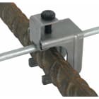 Dehn - Borne MAXI avec étrier de pression St/nuRaccord perpendiculaires ou parallèles