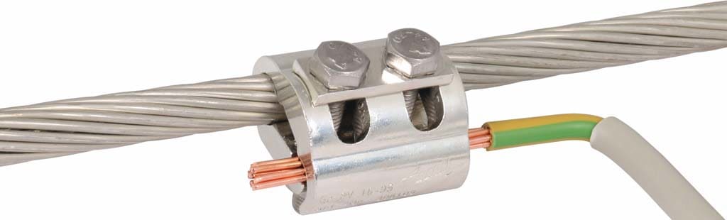 Dehn - Raccords parrallèle Cu/gal pour différents conducteurs Rd 5-12,5mm/16-95mm² avec