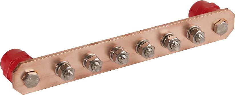Dehn - Barre d´équilibrage de potentiel pour l´industrie 6 connexions Cu