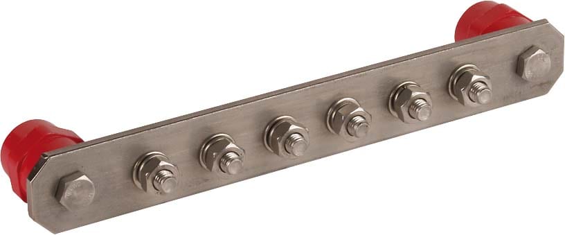 Dehn - Barre d´équilibrage de potentiel pour l´industrie 6 connexions INOX