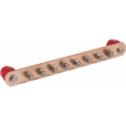 Dehn - Barre d´équilibrage de potentiel pour l´industrie 8 connexions 365x40x5mm Cu