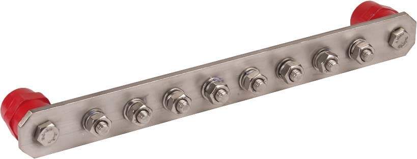 Dehn - Barre d´équilibrage de potentiel pour l´industrie 8 connexions INOX