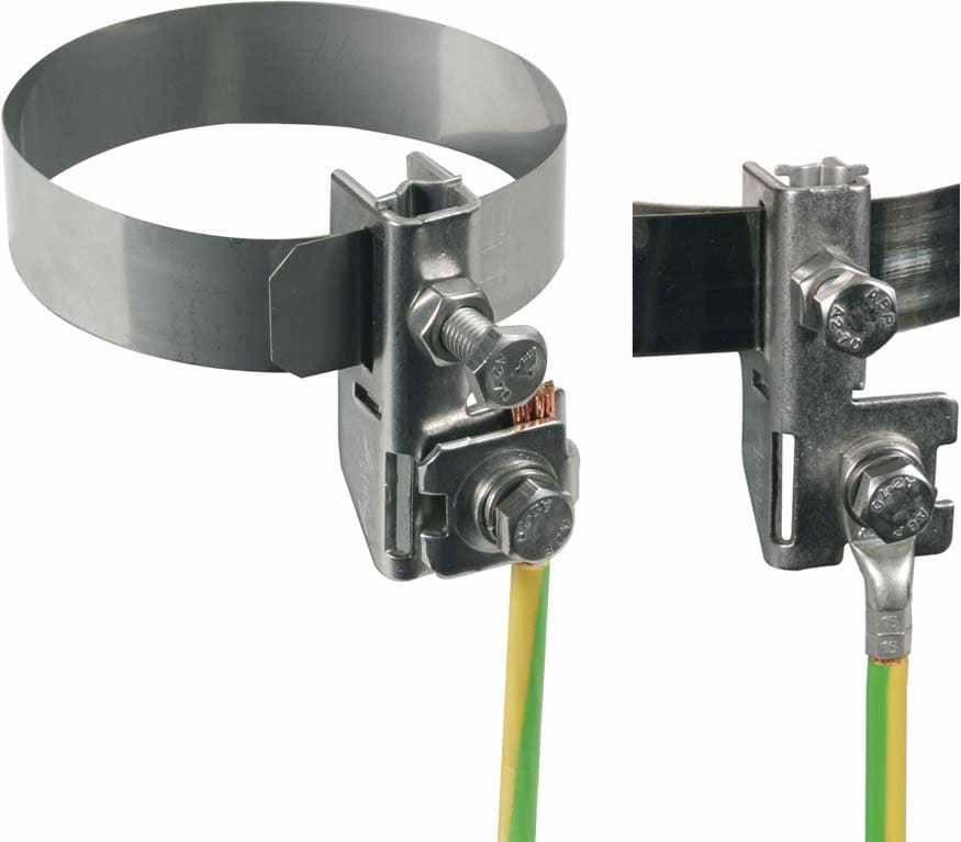 Dehn - Collier de raccordement pour mâts d`antenne D 26,9-88,9mm INOX