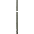 Dehn - Pointe de capture D 10 mm L 1000 mm Inoxavec écrou de blocage pour cond HVI