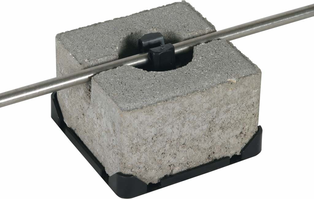 Dehn - Support pour conducteurs de toiture 1 Kg FB beton C35-45 Rd 8mm