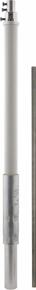 Dehn - Tube support D 50 mm L 3500 mmavec pointe de capture D 10 mm L 1000 mm