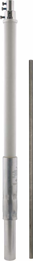 Dehn - Supp. tube D 50mm L 5000mm GRP/Al w. air-term. rod D 10mm L 1000mm