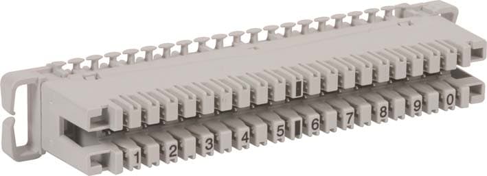 Dehn - AL2 10DA LSA barrette de raccordement pour 10 paires de conducteurs