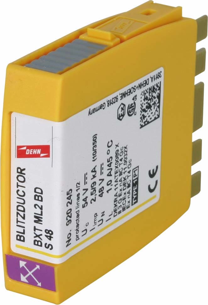Dehn - BLITZDUCTOR XT ML2 BD S 48 parafoudre combiné pour 1 paire