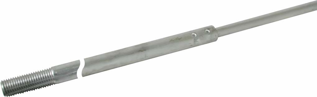 Dehn - Pointe de capture D 16/10 mm L 2500 mm AlMgSi avec filetage M16