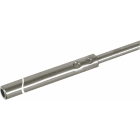 Dehn - Pointe captrice tube D 16mm L 2000mm INOX