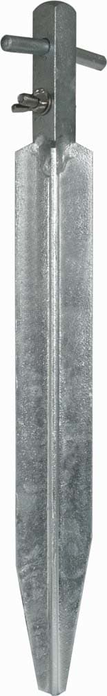 Dehn - Piquet de terre acier profile-tZn L600mm