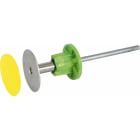 Dehn - Point de prise de terre type M avec axe de raccordement pressé et barrière d`eau