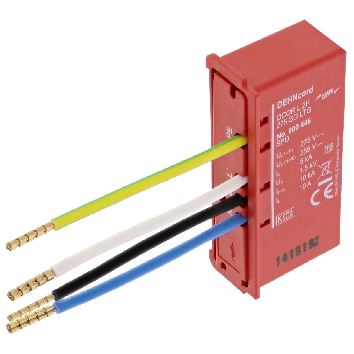 Dehn - Parafoudre bipolaire type 2 DEHNcord pour systèmes d'installation électrique