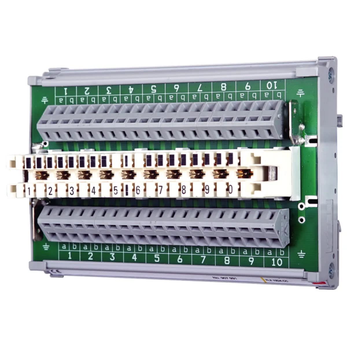 Dehn - TL2 10DA CC adaptateur de réglette LSA sur Rail DIN