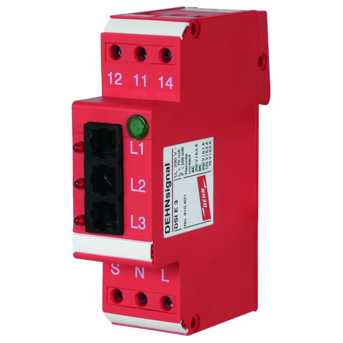 Dehn - DEHNsignal DSI E 3 module de réception à fibre optique pour indicateur d´état