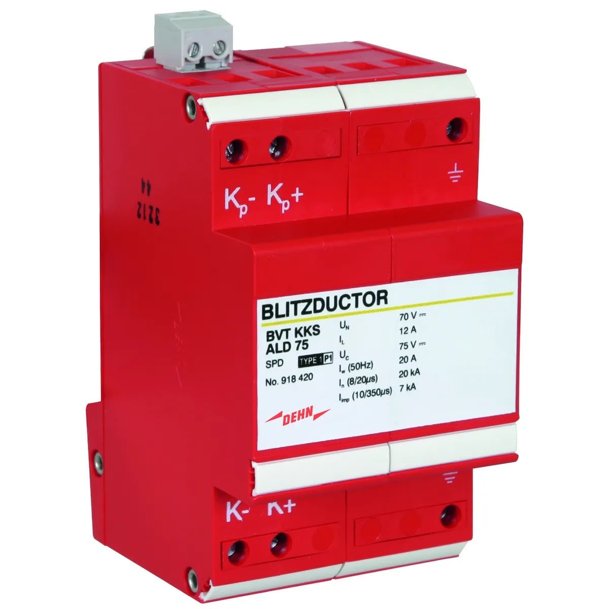 Dehn - BLITZDUCTOR VT KKS ALD 75 protection des circuits de courant cathodiques