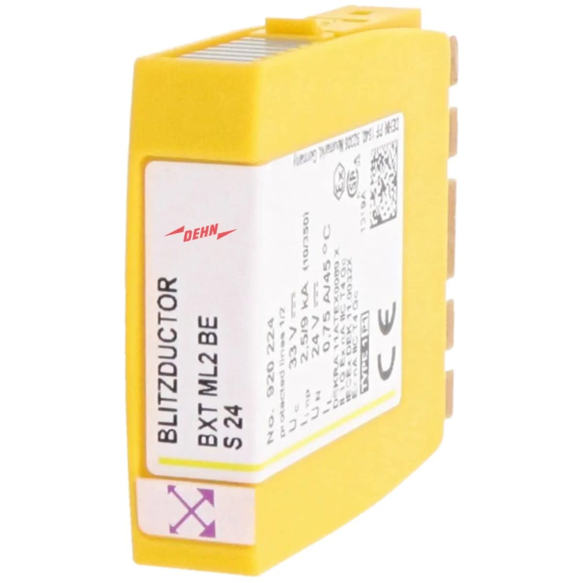 Dehn - BLITZDUCTOR XT ML2 BE S 24 parafoudre combiné pour 2 conducteurs