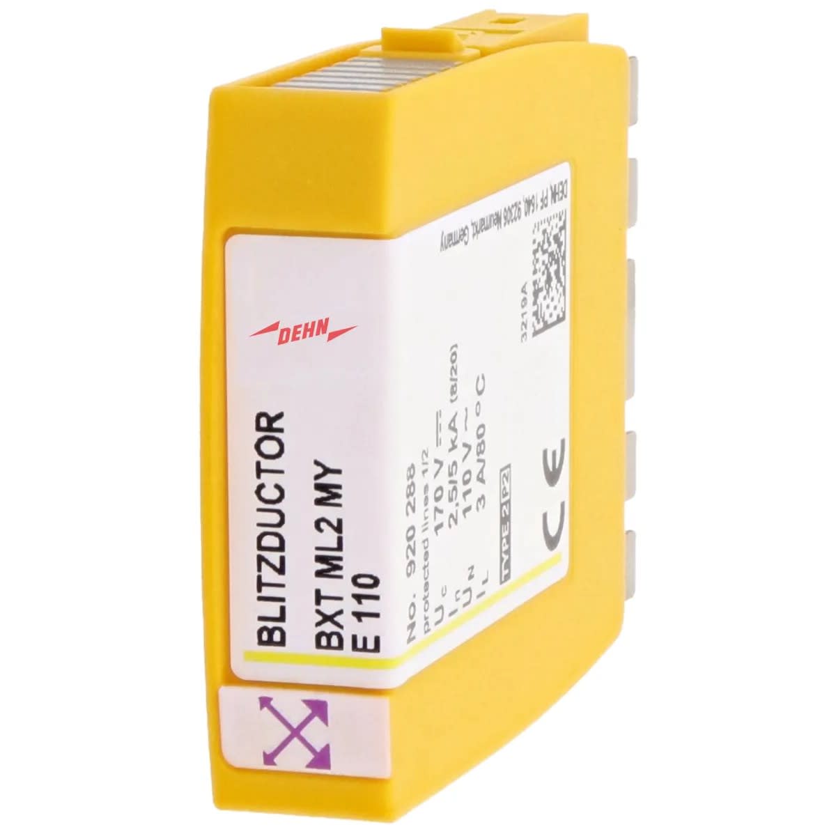 Dehn - BLITZDUCTOR XT ML2 MY E 110 parafoudre combiné pour 1 paire