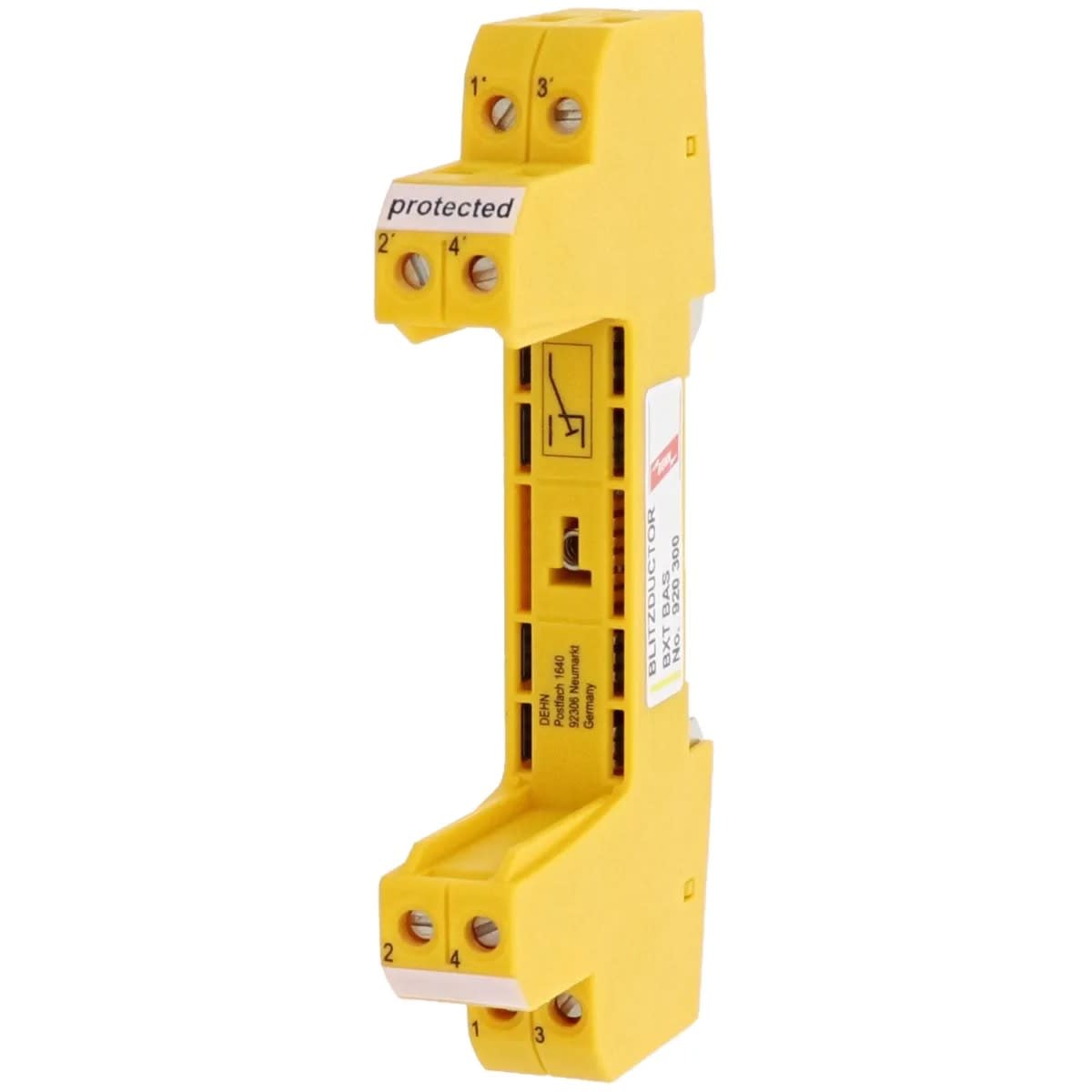 Dehn - BLITZDUCTOR XT BAS embase universelle à 4 pôles
