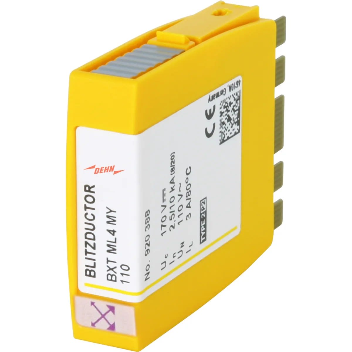 Dehn - BLITZDUCTOR XT ML4 MY 110 parafoudre compact pour 2 paires