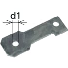 Dehn - Étriers de raccordement plats IF3 pour EXFS 11 mm - Vente à l'unité