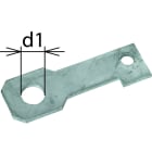 Dehn - Étriers de raccordement plats IF3 pour EXFS 18 mm - Vente à l'unité