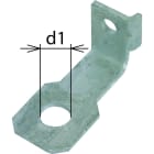 Dehn - Etriers de raccordement coudés IF1 pour EXFS Diam 11 mm - Vente à l'unité