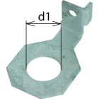 Dehn - Etriers de raccordement coudés IF1 pour EXFS Diam 36 mm - Vente à l'unité