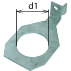 Dehn - Etriers de raccordement coudés IF1 pour EXFS Diam 62 mm - Vente à l'unité