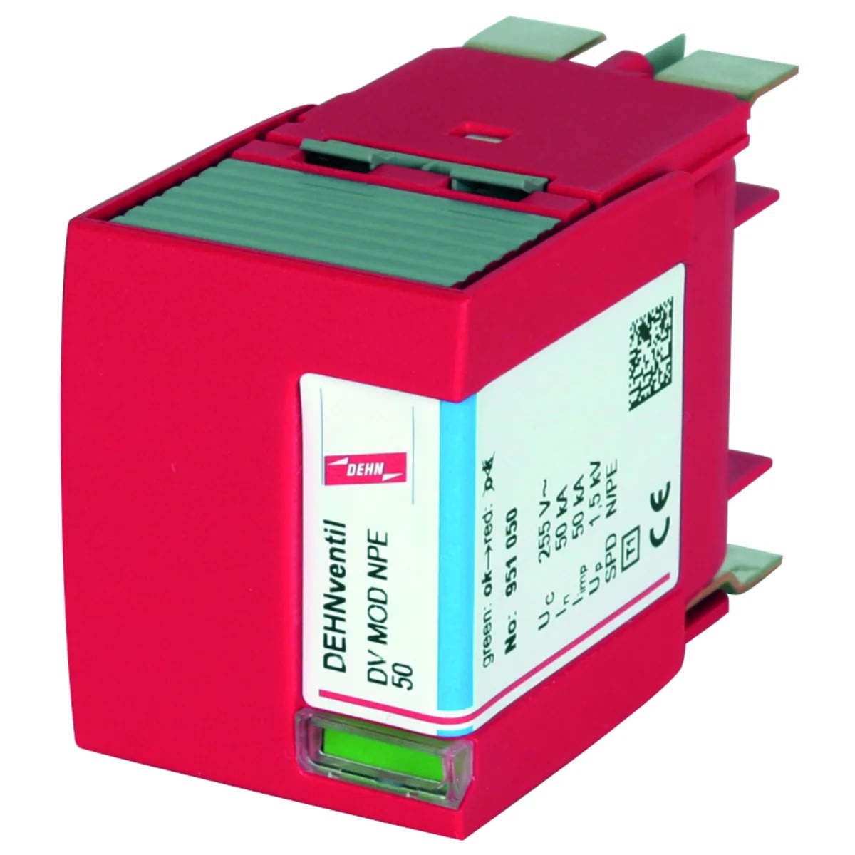Dehn - DV MOD NPE 50 module de protection avec éclateur à air N-PE de 50 kA