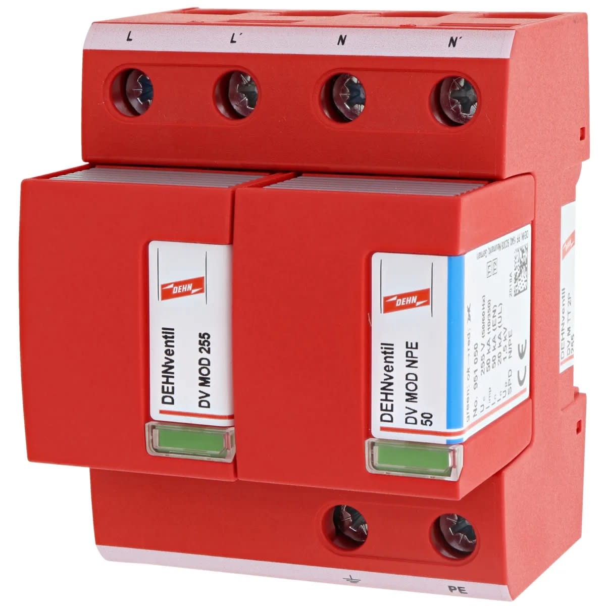 Dehn - DV M TT 2P 255 FM DEHNventil combiné mod pr TT et TN