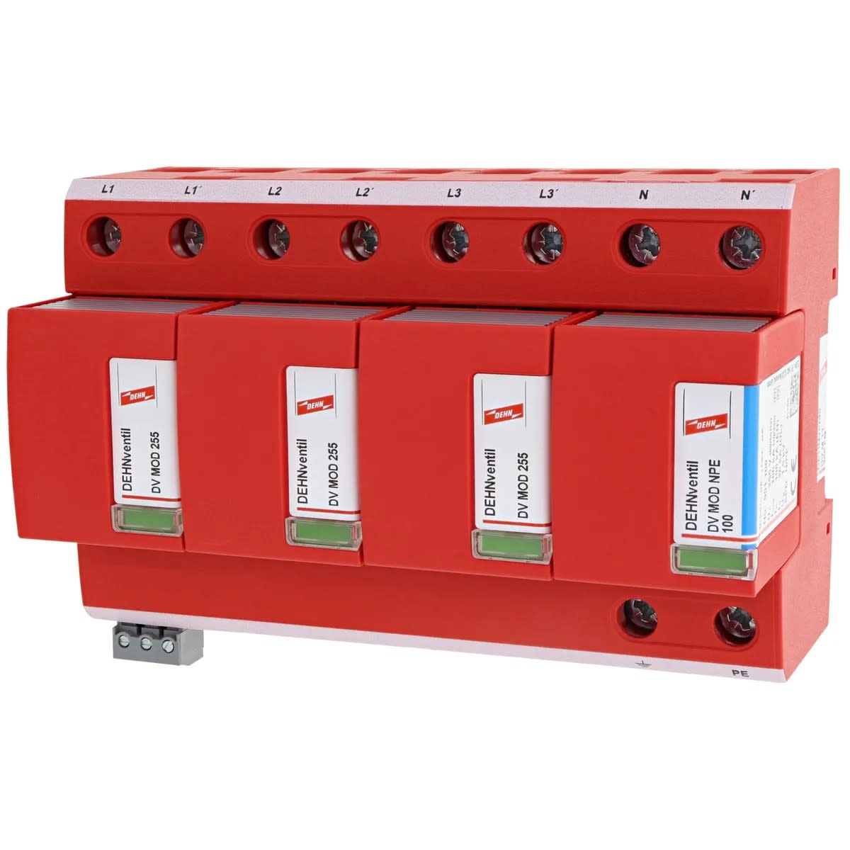 Dehn - DV M TT 255 FM DEHNventil parafoudre combiné modulaire pour systèmes TT et TN-S