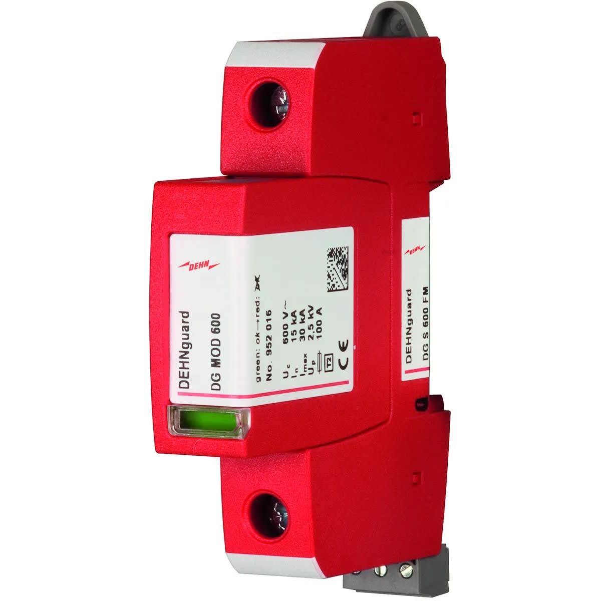 Dehn - DG S 600 FM DEHNguard parafoudre unipolaire type 2 débrochable