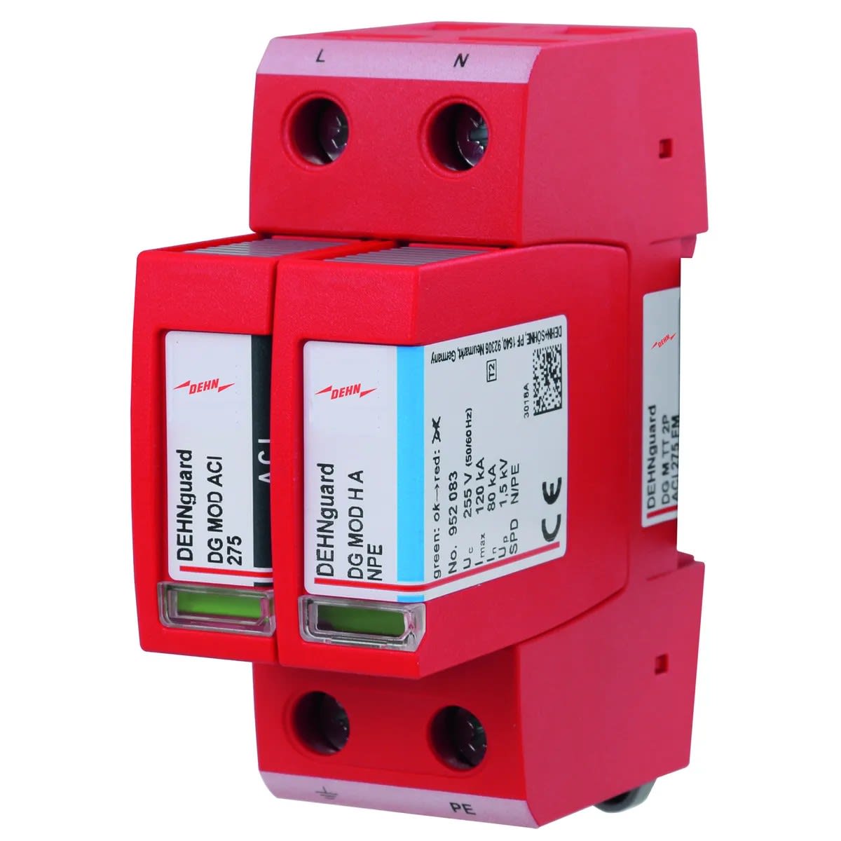 Dehn - DEHNguard parafoudre modulaire pour régimes TT et TN avec protection associée in