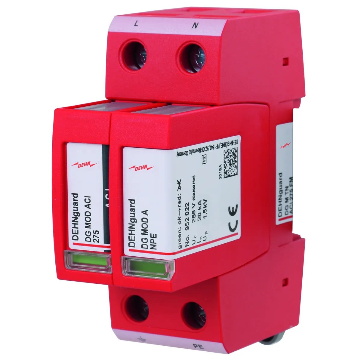 Dehn - DEHNguard parafoudre modulaire pour régimes TN mono avec protection associée int